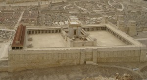 Temple of Herod, model, in Jerusalem