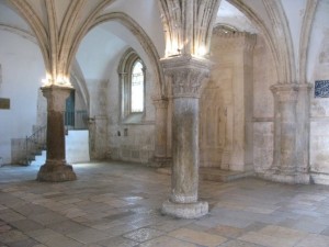 The Cenacle (from the Latin cenaculum, for “dinner), the traditional Catholic site of the  Last Supper